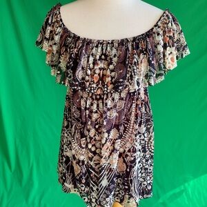 Jean Paul Gaultier Rich brocade multi colored mini dress or top XS